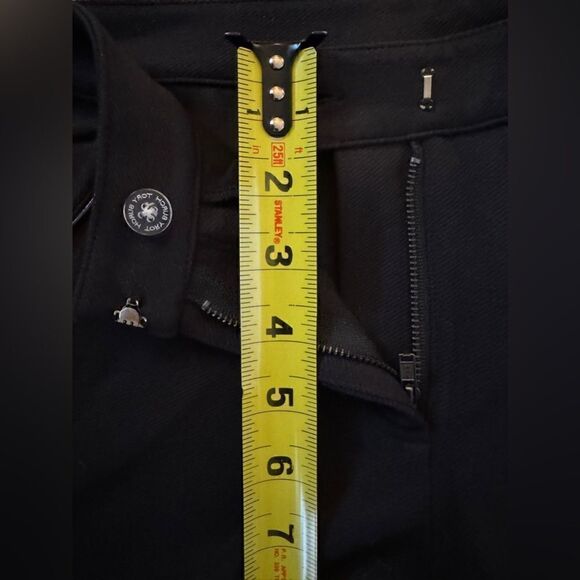 Tory Burch Charcoal texturized Leggings with side seam detail.  XS - Picture 5 of 11